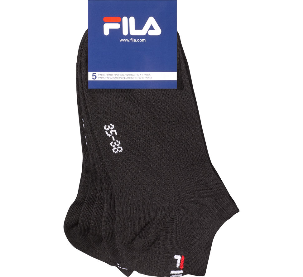 Fila 5 Pack Sneaker Socken 35-38; 39-42; 43-46 in schwarz von Fila ... Fila 5 Pack Sneaker Socken 35-38; 39-42; 43-46 in schwarz von Fila ...